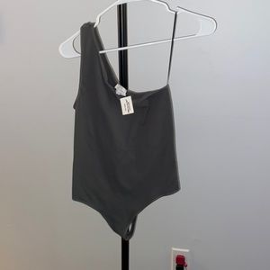 One shoulder bodysuit